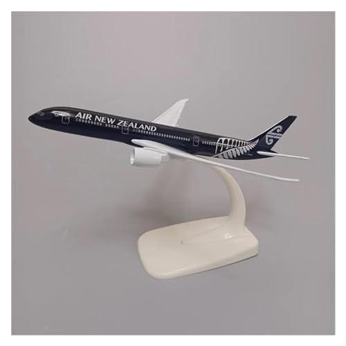 Ferngesteuertes Flugzeug Für Air New Zealand Airlines Boeing 787 B787 Airways Diecast Flugzeug Modell Flugzeug Modell Legierung Metall Flugzeug 16 cm Schwarz von SQFZLL