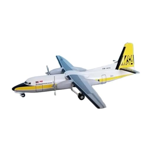 Ferngesteuertes Flugzeug Maßstab 1:200 WM211299 MSA F-27 9M-AOX Metallflugzeug Flugzeugmodell Spielzeug Für Jungen von SQFZLL