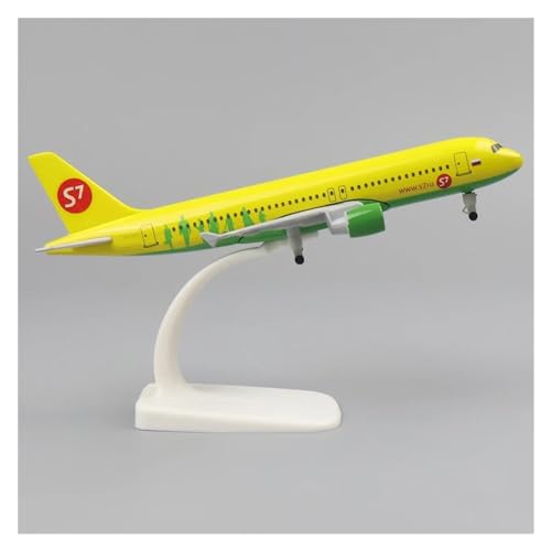 Ferngesteuertes Flugzeug Metallflugzeugmodell 20 cm 1:400 Siberian A320 Replikatlegierungsmaterial Mit Fahrwerk Kinderspielzeug (Farbe : E, Größe : 1 UK) von SQFZLL