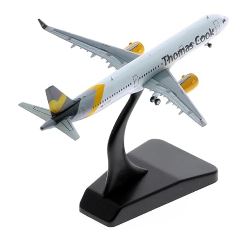 SQFZLL Ferngesteuertes Flugzeug 1:400 JC Wings XX4430 Thomas Cook Airlines Airbus A321 Diecast Aircraft Jet Model G-TCDH Mit Ständer von SQFZLL