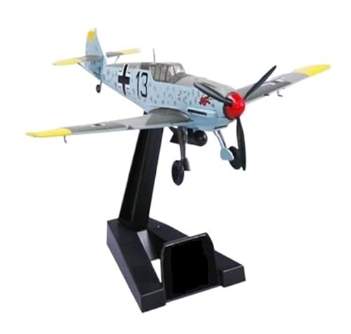 SQFZLL Ferngesteuertes Flugzeug 37282 1/72 BF-109E BF109 Propeller-Jagdbomber, Zusammengebautes Fertiges Militärisches Statisches Kunststoffmodell von SQFZLL