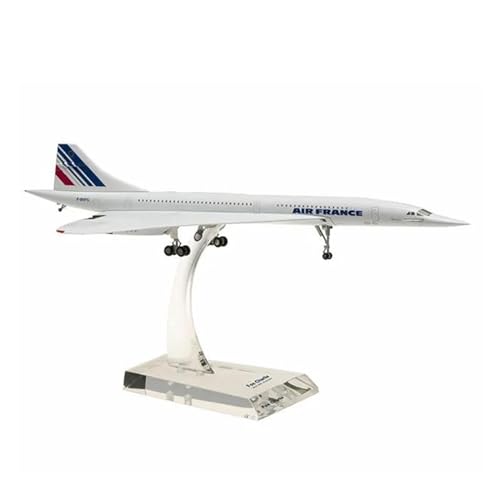 SQFZLL Ferngesteuertes Flugzeug Diecast F-BVFC Concorde Flugzeugmodellspielzeug, Maßstab 1:200, Concorde Air France Airline Flugzeugmodellspielzeug von SQFZLL