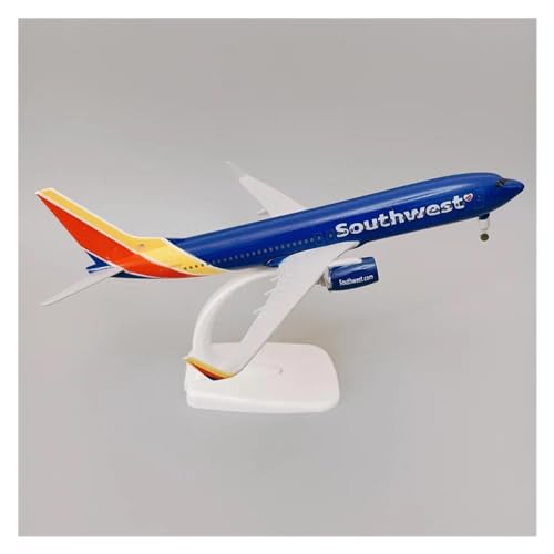 SQFZLL Ferngesteuertes Flugzeug Legierungsmetall Air USA Southwest Airlines Boeing 737 B737 Airways Druckguss-Flugzeugmodell Flugzeugmodell von SQFZLL