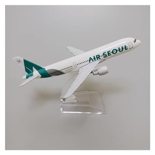 SQFZLL Ferngesteuertes Flugzeug Legierungsmetall Korean Air Seoul Airlines Airbus 320 A320 Flugzeugmodell Airways Druckguss-Flugzeugmodell Im Maßstab 1:400 von SQFZLL