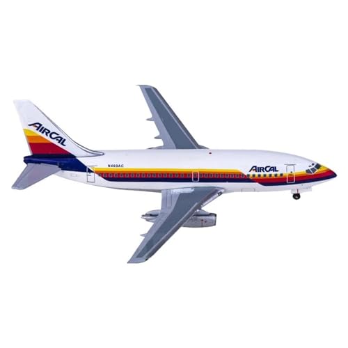SQFZLL Ferngesteuertes Flugzeug Maßstab 1:400 AC411177 Air Cal Airlines 737-200 N460AC Metallflugzeugmodell, Spielzeug Für Jungen von SQFZLL
