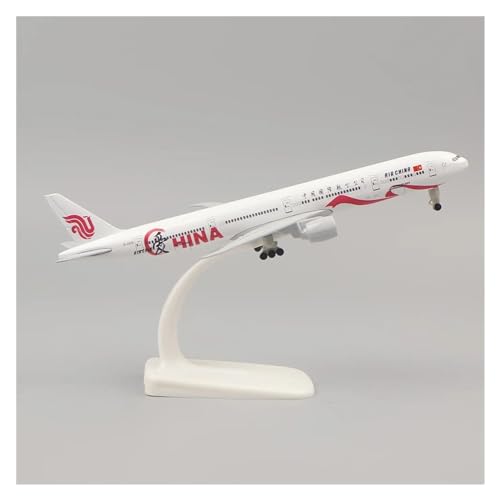 SQFZLL Ferngesteuertes Flugzeug Metallflugzeugmodell, 20 cm, 1:400 Air France Boeing 777, Metallnachbildung Mit Fahrwerk, Legierungsmaterial (Größe : D) von SQFZLL