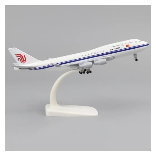 SQFZLL Ferngesteuertes Flugzeug Metallflugzeugmodell 20cm1:400 Originalmodell B747 Metallmaterial Mit Fahrwerk Ornament Spielzeug (Größe : International Boeing) von SQFZLL