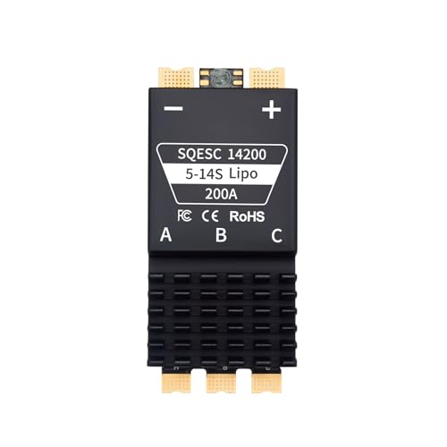 SQRC Brushless ESC 200A Motor-Geschwindigkeitsregler für RC-Crawler-Cars, Hubschrauber, Modellschiffe, Offroad-Modellautos – ESCape32 SQRC Brushless ESC 200A Motor-Geschwindigkeitsregler für RC-Crawler-Cars, Hubschrauber, Modellschiffe, Offroad-Modellautos – ESCape32 von SQRC
