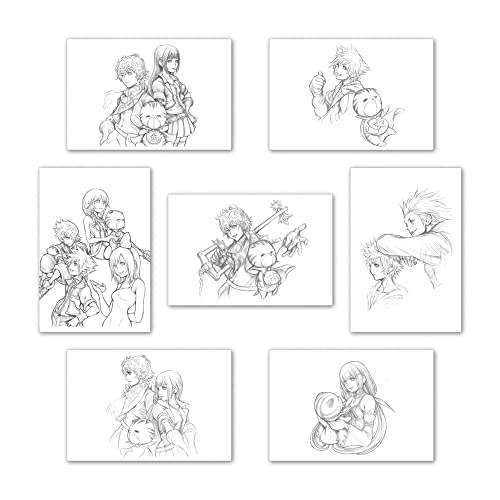 Postkarten Set - Kingdom Hearts - C: by Tetsuya Nomura von SQUARE ENIX