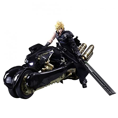 SQUARE ENIX Play Arts Kai Cloud Strife & Fenrir FINAL Fantasy VII Advent Children von SQUARE ENIX