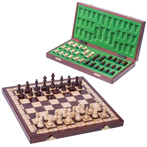 Square - Pro Schach Nr 4 Classic - Schachspiel - Schachfiguren & Schachbrett aus Holz von SQUARE GAME