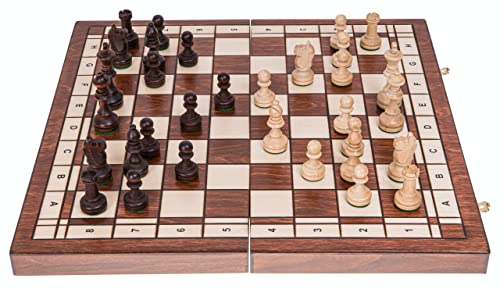 Square - Pro Schach Nr 4 Classic - Schachspiel - Schachfiguren & Schachbrett aus Holz von SQUARE GAME