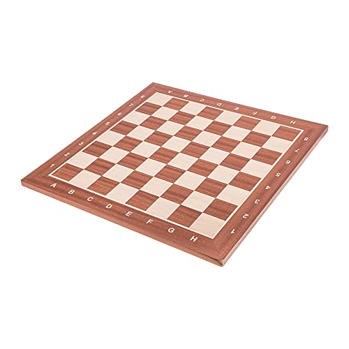 Square - Pro Schachbrett Nr. 5 - Mahagoni - Feld 50 mm - Schachspiel aus Holz von SQUARE GAME