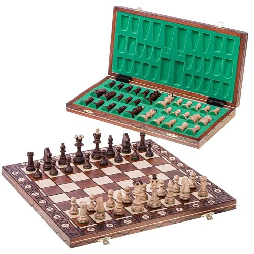 Square - Schach Schachspiel Consul - Schachfiguren & Schachbrett aus Holz - 48 x 48 cm Square - Schach Schachspiel Consul - Schachfiguren & Schachbrett aus Holz - 48 x 48 cm von SQUARE GAME