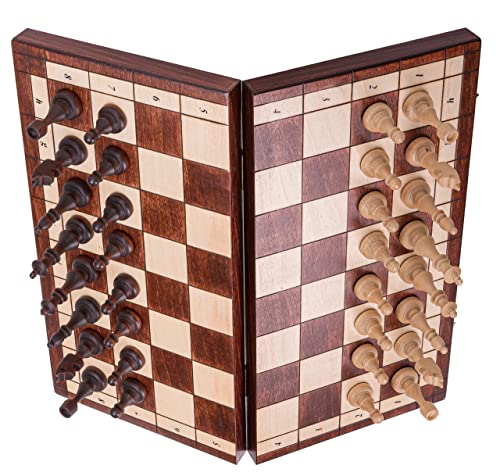 Square - Schach Schachspiel - MAGNETISCHE 350 - Schachfiguren & Schachbrett aus Holz von SQUARE GAME
