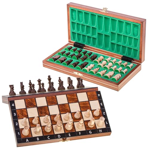 Square - Schach Schachspiel - MAGNETISCHE - Classic - Schachfiguren & Schachbrett aus Holz von SQUARE GAME