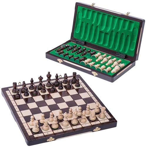 Square - Schach Schachspiel - Olympia - 35 x 35 cm - Schachfiguren & Schachbrett aus Holz Square - Schach Schachspiel - Olympia - 35 x 35 cm - Schachfiguren & Schachbrett aus Holz von SQUARE GAME