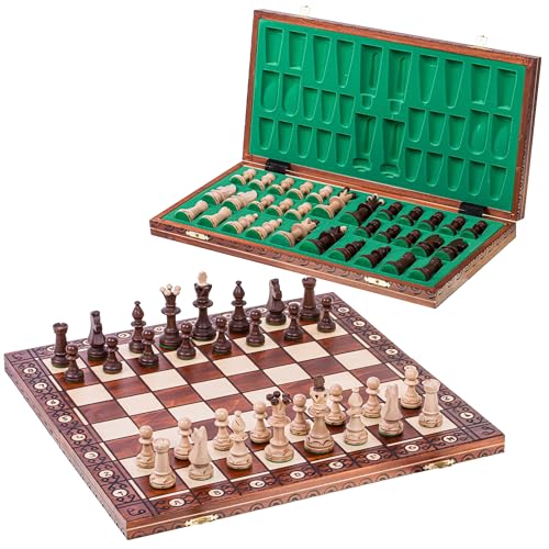 Square - Schach Schachspiel Senator - Schachfiguren & Schachbrett aus Holz 41 x 41 cm Square - Schach Schachspiel Senator - Schachfiguren & Schachbrett aus Holz 41 x 41 cm von SQUARE GAME
