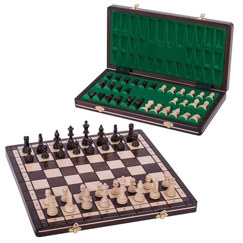 Square - Schach Schachspiel - Sport - 40 x 40 cm - Schachfiguren & Schachbrett aus Holz von SQUARE GAME