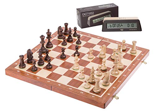 Square - Set S2 - Pro Schach Turnier Nr. 5 Schachuhr DGT 1002 von SQUARE GAME
