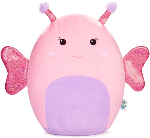 SQUISHBRUBIES Flori der Schmetterling - 35 cm Kuscheltier - Superweiches Plüsch Stofftier - Plüschtier zum Kuscheln, Verschenken und Sammeln - Rosa SQUISHBRUBIES Flori der Schmetterling - 35 cm Kuscheltier - Superweiches Plüsch Stofftier - Plüschtier zum Kuscheln, Verschenken und Sammeln - Rosa von SQUISHBRUBIES