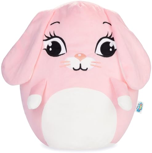 SQUISHBRUBIES Holly der Hase - 35 cm Kuscheltier - Superweiches Plüsch Stofftier - Plüschtier zum Kuscheln, Verschenken und Sammeln - Weiß und Rosa SQUISHBRUBIES Holly der Hase - 35 cm Kuscheltier - Superweiches Plüsch Stofftier - Plüschtier zum Kuscheln, Verschenken und Sammeln - Weiß und Rosa von SQUISHBRUBIES