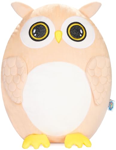 SQUISHBRUBIES Oliver die Eule - 35 cm Kuscheltier - Superweiches Plüsch Stofftier - Plüschtier zum Kuscheln, Verschenken und Sammeln - Braun SQUISHBRUBIES Oliver die Eule - 35 cm Kuscheltier - Superweiches Plüsch Stofftier - Plüschtier zum Kuscheln, Verschenken und Sammeln - Braun von SQUISHBRUBIES