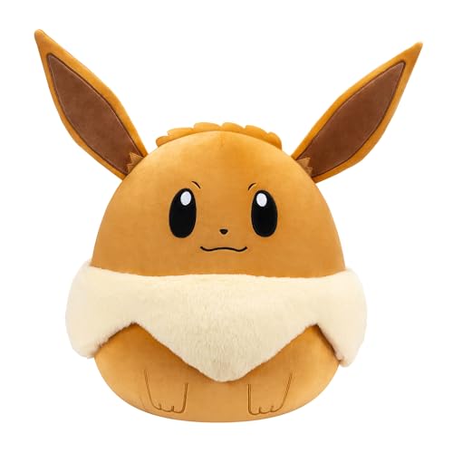 Squishmallows x Pokémon SQPK00071 - Evoli 35 cm, offizielles Pokémon, superweiches Kuscheltier von Squishmallows