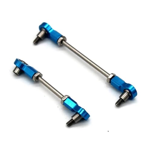 Metall Lenkgestänge Servo Rod Set; for Wltoys 284131 K969 K979 K989 K999 P929 P939 1/28 RC Auto Upgrade Teile (Color : Blue) von SREEJA
