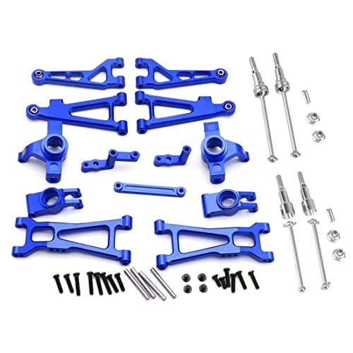 SRMAN Metall-Antriebswellen-Querlenker-Set für HBX 16889 16889A 16890 SG1601 SG1602 1/16 RC Car Upgrades Teile, 2 von SRMAN