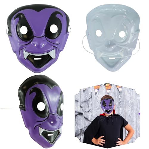 Halloween-Dracula-Maske, Vollgesichtshacker, anonyme Kunststoffmaske, Horror, gruselige Gesichtsabdeckung für Kinder, Halloween-Kostüm, Cosplay, Party, Requisiten, Zubehör Halloween-Dracula-Maske, Vollgesichtshacker, anonyme Kunststoffmaske, Horror, gruselige Gesichtsabdeckung für Kinder, Halloween-Kostüm, Cosplay, Party, Requisiten, Zubehör von SRV Hub