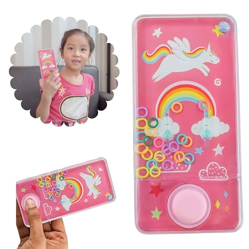 SRV Hub Regenbogen-Hand-Wasserspiel für Kinder, 14 cm, Telefon-Arcade-Ringe werfen, Wasserspiel für Mädchen, Strandspielzeug, Mitbringsel, Kinder-Stressabbau-Spiel SRV Hub Regenbogen-Hand-Wasserspiel für Kinder, 14 cm, Telefon-Arcade-Ringe werfen, Wasserspiel für Mädchen, Strandspielzeug, Mitbringsel, Kinder-Stressabbau-Spiel von SRV Hub