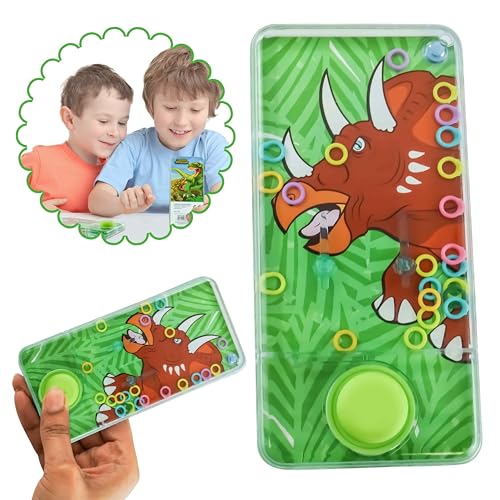 SRV Hub Triceratops-Dinosaurier-Handy-Wasserspiele 14 cm, Meereswasser-Wurfring-Spiel, Aqua-Spielzeug für Jungen, Mitbringsel, lustiges Wasserring-Spiel, Strumpffüller SRV Hub Triceratops-Dinosaurier-Handy-Wasserspiele 14 cm, Meereswasser-Wurfring-Spiel, Aqua-Spielzeug für Jungen, Mitbringsel, lustiges Wasserring-Spiel, Strumpffüller von SRV Hub