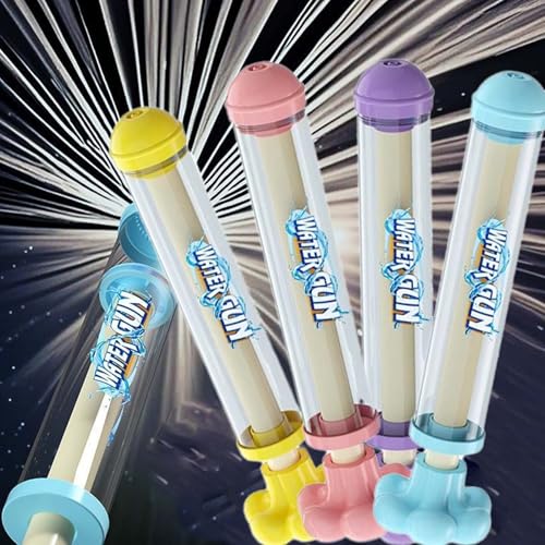 Fireworks Water Gun,Firework Water Gun for Couples,Firework Water Spray Gun,High Pressure Pull-Out Sprinkler Spray Toys for Bathing, Pool, Party Entertainment (4PCS) von SRXY