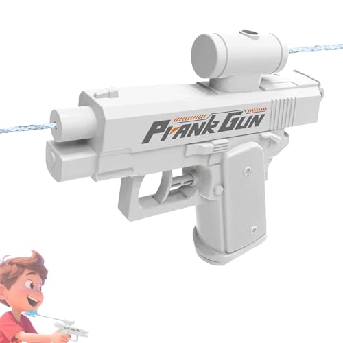 Prank Water Gun,Prank Two Way Water Gun from Front and Back,Reverse Water Gun, Fun Office & School Prank Toy (White) von SRXY