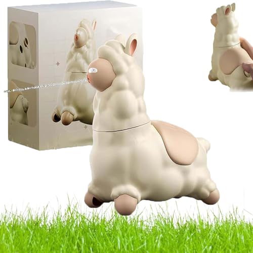 spuckendes lama Wasser,Spitting Llama Water Toy,Alpaca Interactive Water Sprayer, Push to Animal Shaped Water Sprayer, 45° Head Turning for Indoor & Outdoor Summer Cooling Fun (1PCS) von SRXY