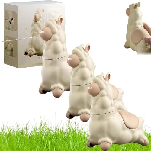 spuckendes lama Wasser,Spitting Llama Water Toy,Alpaca Interactive Water Sprayer, Push to Animal Shaped Water Sprayer, 45° Head Turning for Indoor & Outdoor Summer Cooling Fun (3PCS) von SRXY