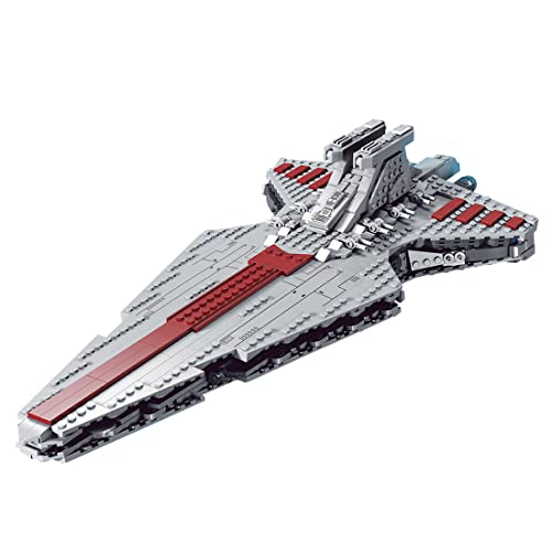 SRYC Technik Venator-Klasse Sternenzerstörer Modellbausatz, 878 Teile UCS Sternenzerstörer Klemmbausteine Bausteine Bausatz, Kompatibel mit Lego Star War, (4109247NTJ8LI) von SRYC