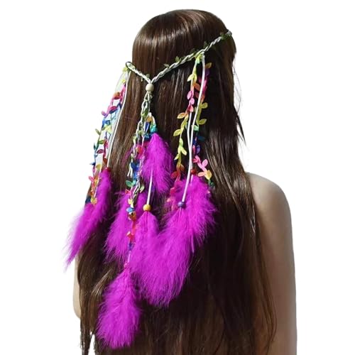 SRZYMJ Boho Haarschmuck Indianer Schmuck für Damen, Quaste Geflochten Feder Stirnband für Karneval; Quaste Zubehör Hippie Dekoration Cosplay Verkleiden Federschmuck Böhmische Indisch Haarbänder SRZYMJ Boho Haarschmuck Indianer Schmuck für Damen, Quaste Geflochten Feder Stirnband für Karneval; Quaste Zubehör Hippie Dekoration Cosplay Verkleiden Federschmuck Böhmische Indisch Haarbänder von SRZYMJ
