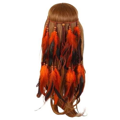 SRZYMJ Boho Haarschmuck Indianer Schmuck für Damen, Quaste Geflochten Feder Stirnband für Karneval; Quaste Zubehör Hippie Dekoration Cosplay Verkleiden Federschmuck Böhmische Indisch Haarbänder SRZYMJ Boho Haarschmuck Indianer Schmuck für Damen, Quaste Geflochten Feder Stirnband für Karneval; Quaste Zubehör Hippie Dekoration Cosplay Verkleiden Federschmuck Böhmische Indisch Haarbänder von SRZYMJ