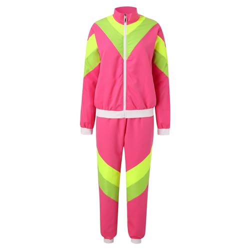 SRZYMJ Karneval Kostüm Herren Karneval Kostüm Damen Party Fashion - Kostüm Snowboarder, Overall, Retro Schneeanzug, 80er Jahre Outfit, Bad Taste Outfit, Faschingskostüme Karnevalskostüme Rosa XXL SRZYMJ Karneval Kostüm Herren Karneval Kostüm Damen Party Fashion - Kostüm Snowboarder, Overall, Retro Schneeanzug, 80er Jahre Outfit, Bad Taste Outfit, Faschingskostüme Karnevalskostüme Rosa XXL von SRZYMJ