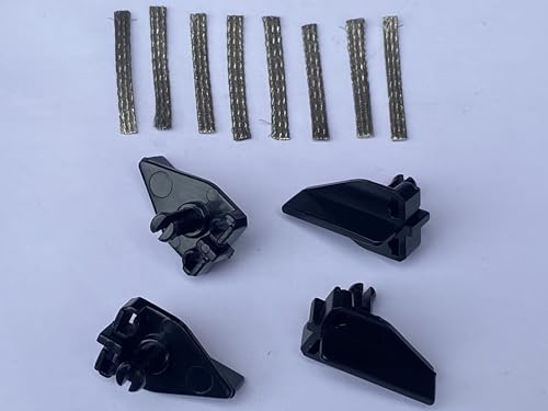 SSC Slot Cars Ersatz Ersatzteile 4 Easyfit Vintage G23 Long Stem Car Guide Blades mit Zöpfen oder 8 Ösen Kompatibel für Scalextric Slot Cars Modelle, Spielzeug DIY Teile Zubehör mit Geflecht SSC Slot Cars Ersatz Ersatzteile 4 Easyfit Vintage G23 Long Stem Car Guide Blades mit Zöpfen oder 8 Ösen Kompatibel für Scalextric Slot Cars Modelle, Spielzeug DIY Teile Zubehör mit Geflecht von SSC TYRES