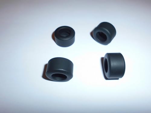 SSC TYRES 2 Vorder- und 2 Hinterreifen I Typ für Slotautos, 11 mm breit, Super Grip, kompatibel mit Scalextric, ab 2 Jahren, Uni, Slotcar-Reifen von SSC TYRES