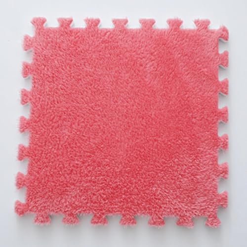 Ineinandergreifender Teppich 64 flauschige, zottelige Puzzle-Schaumstoff-Bodenmatten, ineinandergreifende, weiche, quadratische Schaumstofffliesen, 30,5 x 30,5 cm große, strukturierte Spielmatte, einf Ineinandergreifender Teppich 64 flauschige, zottelige Puzzle-Schaumstoff-Bodenmatten, ineinandergreifende, weiche, quadratische Schaumstofffliesen, 30,5 x 30,5 cm große, strukturierte Spielmatte, einf von SSDDLZEQ