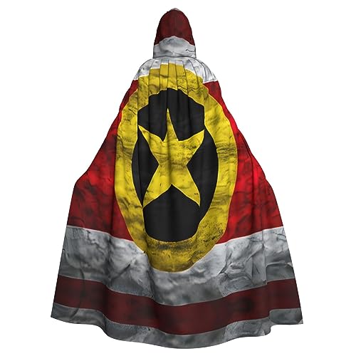 SSIMOO Maryland-Flagge, 1 Halloween-Kapuzenumhang, Party-Dekoration, Vampir-Kapuzenumhang, Cosplay-Kostüme von SSIMOO