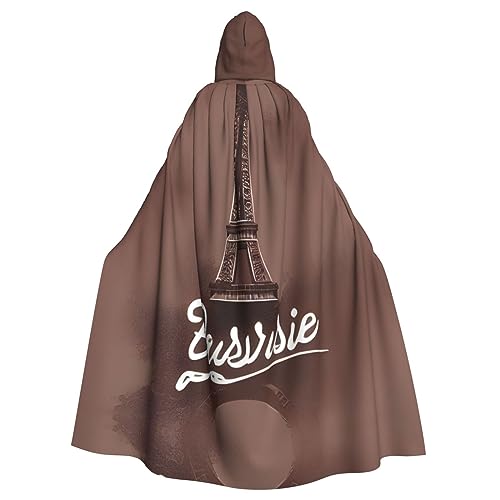 SSIMOO Pariser Kaffee-Eiffelturm, exquisiter Vampirumhang für Rollenspiele, hergestellt für unvergessliche Halloween-Momente und mehr von SSIMOO
