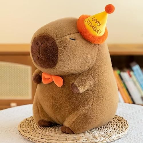 SSJkeji Capybara Kuscheltier, Niedliches Capybara Kuscheltier mit Schildkrötenrucksack, Capybara Plüschtier Puppe, Niedliche Capybara Plushies für Kinder und Home Deko SSJkeji Capybara Kuscheltier, Niedliches Capybara Kuscheltier mit Schildkrötenrucksack, Capybara Plüschtier Puppe, Niedliche Capybara Plushies für Kinder und Home Deko von SSJkeji