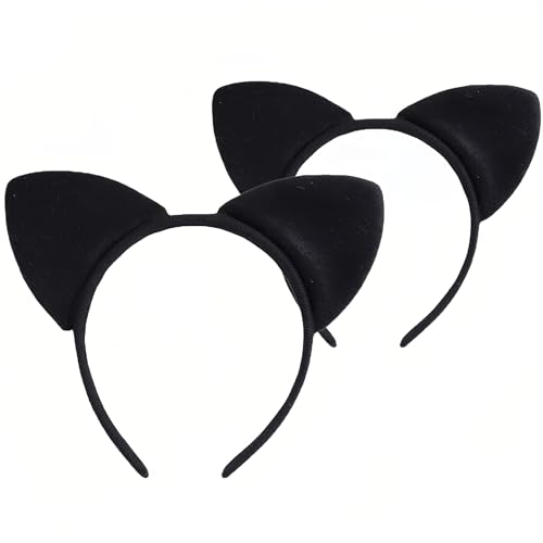 SSKHE 2 Pieces Cat Ears Headband,Cat Ears Headband,Halloween Headpiece for Women, Girls, Cat Costume,Hair Accessories Decorative Accessory for Carnival & Fancy Dress SSKHE 2 Pieces Cat Ears Headband,Cat Ears Headband,Halloween Headpiece for Women, Girls, Cat Costume,Hair Accessories Decorative Accessory for Carnival & Fancy Dress von SSKHE