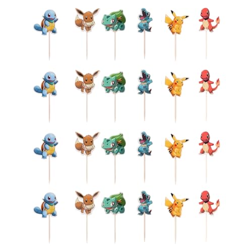 SSKHE 24Pcs Cupcake Toppers Adorable Cake Toppers Decoration Set Desserts Decorations Unforgettable Cake Muffin Birthday Decorations for Kids' Birthday Parties SSKHE 24Pcs Cupcake Toppers Adorable Cake Toppers Decoration Set Desserts Decorations Unforgettable Cake Muffin Birthday Decorations for Kids' Birthday Parties von SSKHE