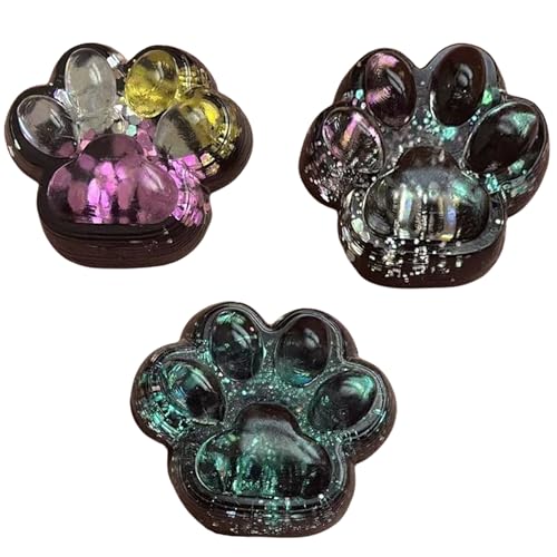 SSKHE 3 Stück Cat Paw Squishy,Squishy Pfote,Cat Paw Squeeze Toy,Stressabbau Fidget Toys,für Mädchen und Jungen zum Entspannen,Geschenke für Mädchen Und Jungen,DREI Farben SSKHE 3 Stück Cat Paw Squishy,Squishy Pfote,Cat Paw Squeeze Toy,Stressabbau Fidget Toys,für Mädchen und Jungen zum Entspannen,Geschenke für Mädchen Und Jungen,DREI Farben von SSKHE